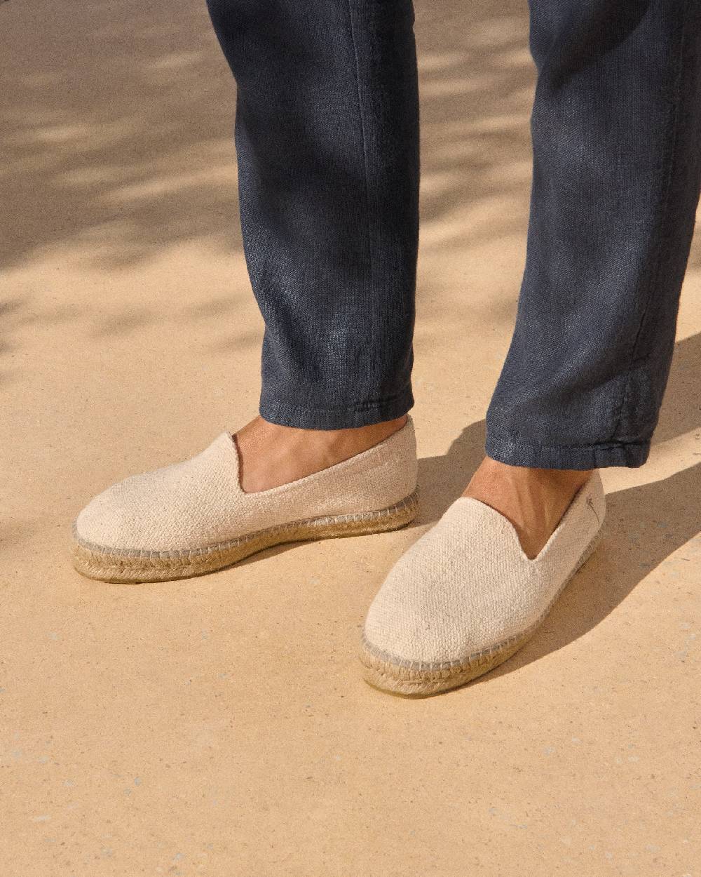 Manebí Coarse Woven Canvas Espadrilles - Yucatán Natural
