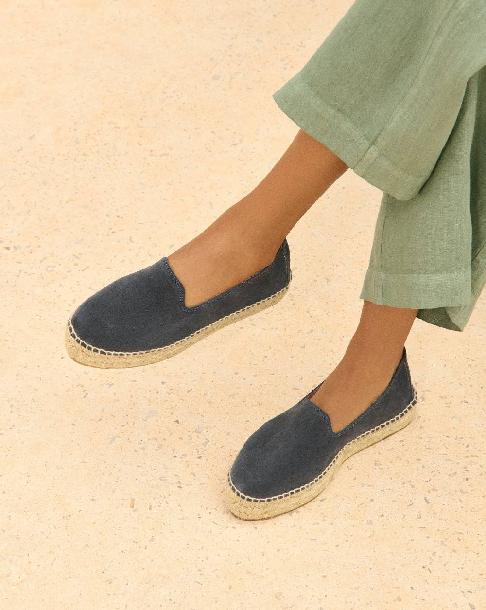Manebí Espadrillas Con Doppia Suola - Hamptons - Patriot Blu