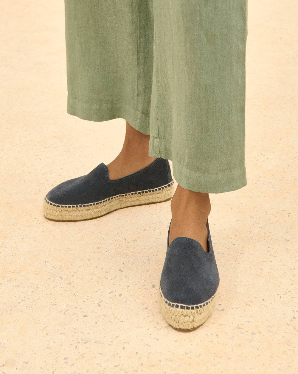 Manebí Espadrillas Con Doppia Suola - Hamptons - Patriot Blu