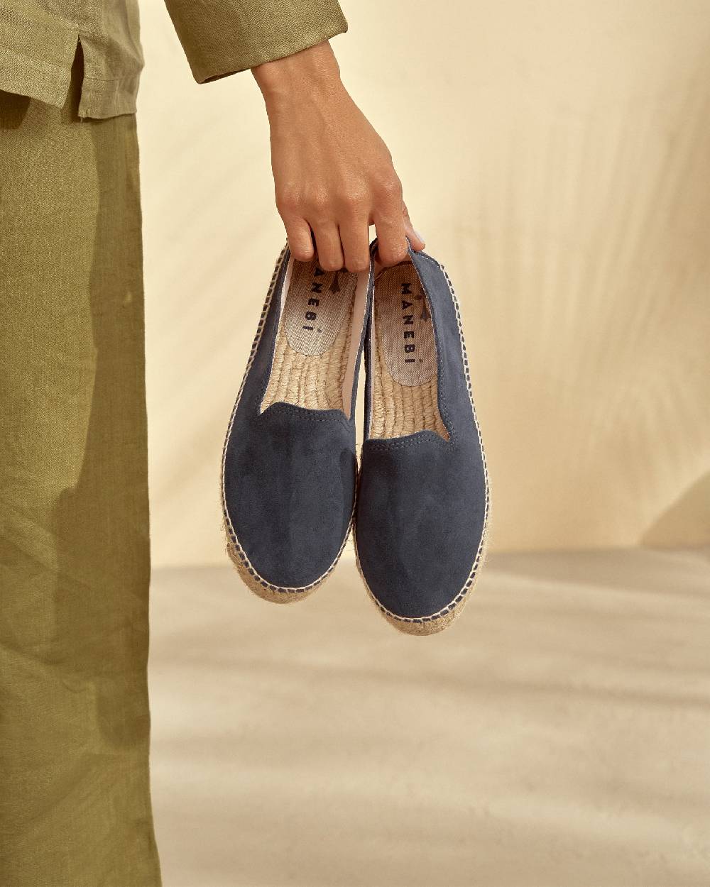 Manebí Espadrillas Con Doppia Suola - Hamptons - Patriot Blu