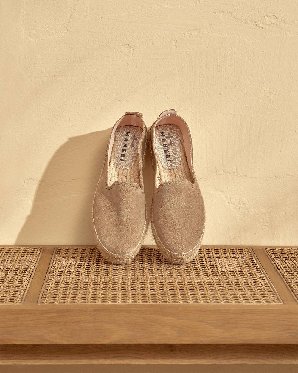 Manebí Espadrillas Con Doppia Suola - Hamptons - Vintage Taupe