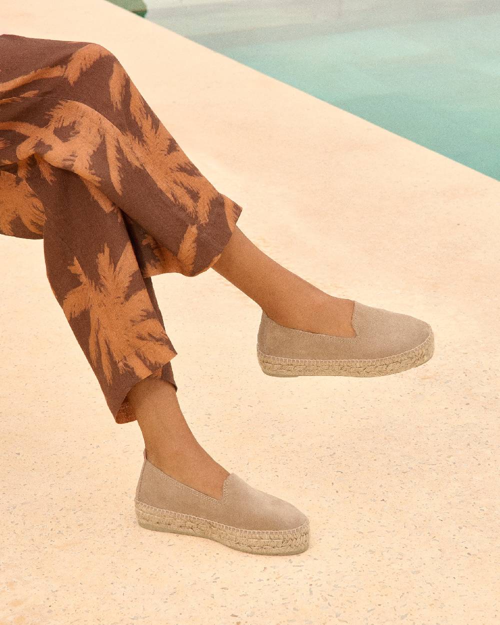 Manebí Espadrillas Con Doppia Suola - Hamptons - Vintage Taupe
