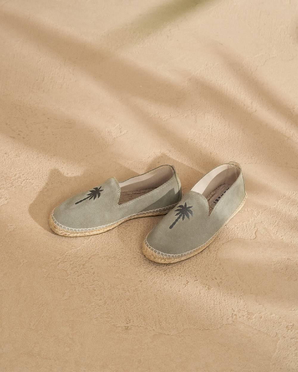 Manebí Espadrillas - Palm Springs - Verde Militare E Palmo In Carbonio