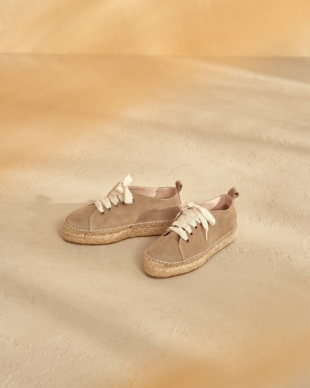 Manebí Espadrillas Stringate - Hamptons - Vintage Taupe
