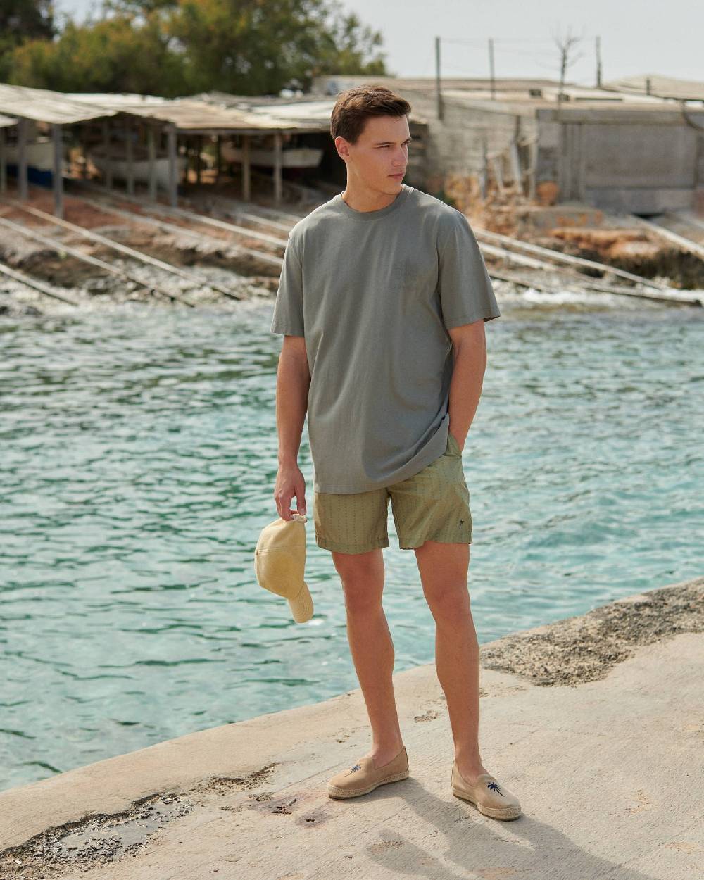 Manebí Jersey L. A. T-Shirt - Embroidered Mud And Matching Surf Logo