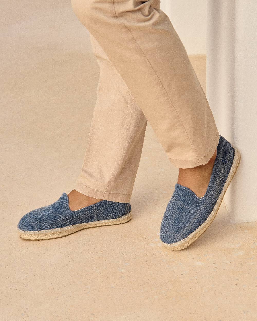 Manebí Canvas Espadrilles - La Havana Blue Baja