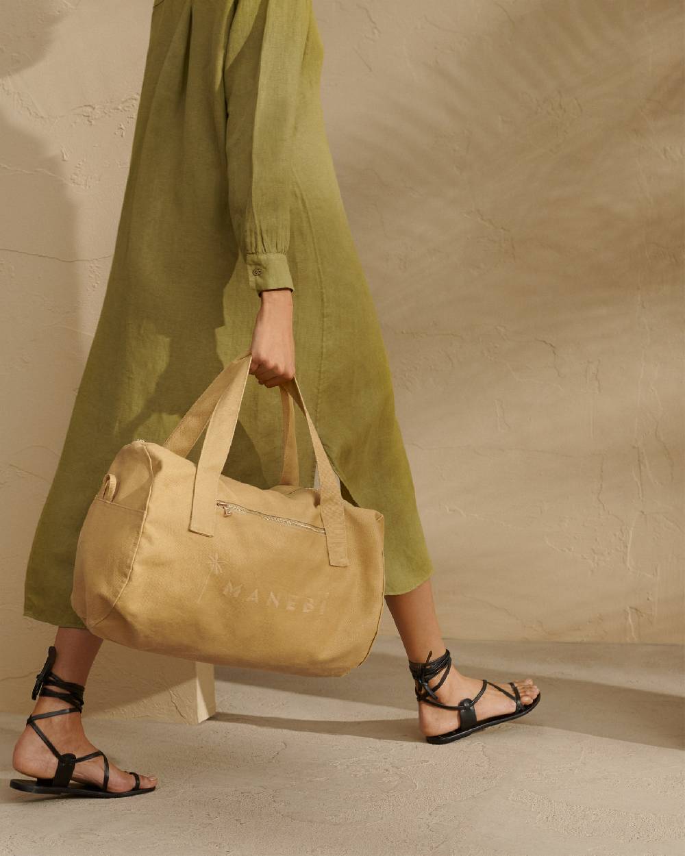 Manebí Canvas Weekend Bag - La Havana Cuero