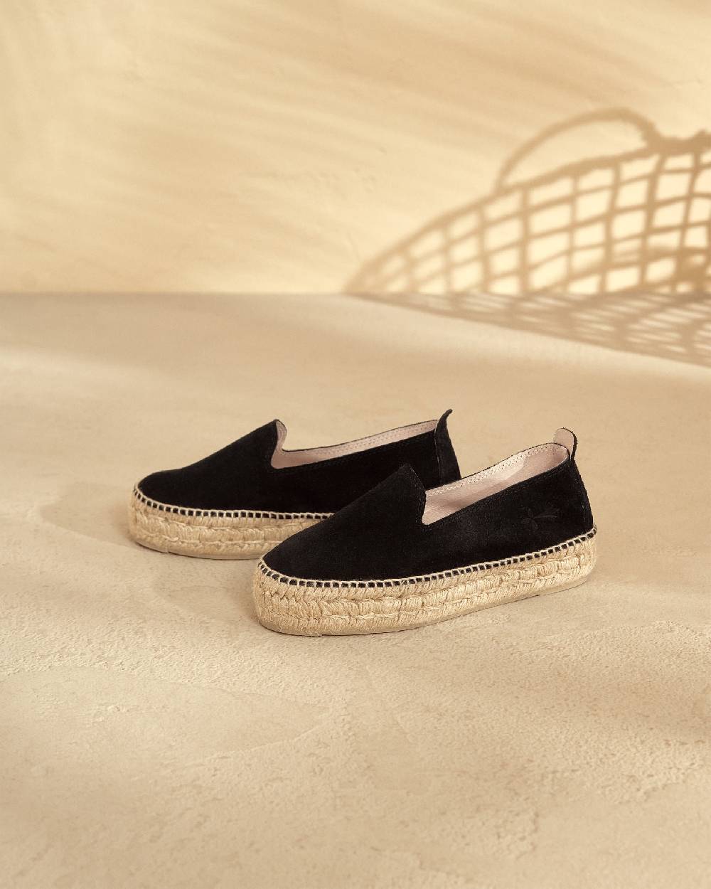 Manebí Espadrillas Doppia Suola - Hamptons - Nere