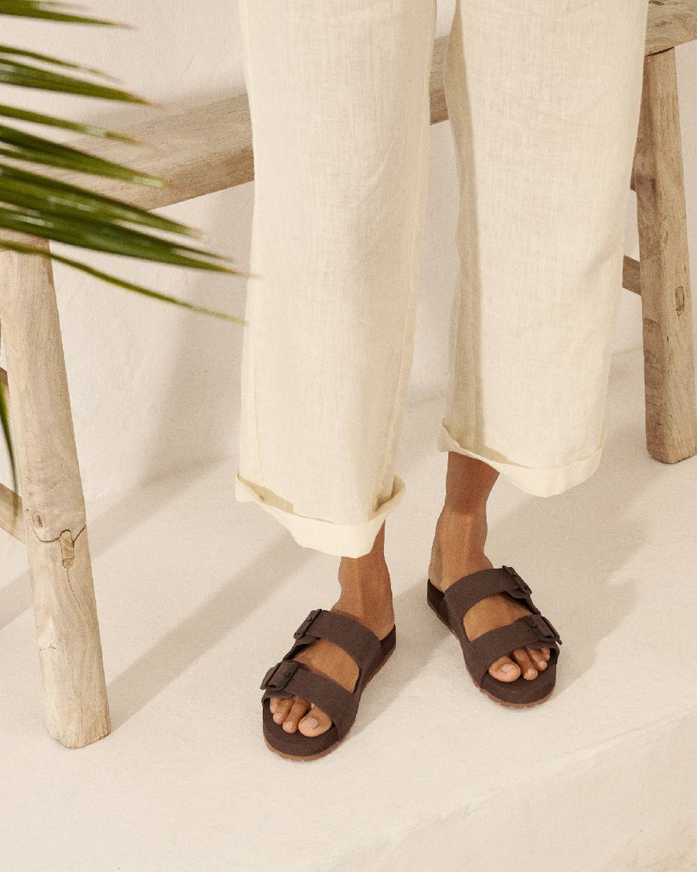 Manebí Eva Nordic|Swim Sandals - Cocoa