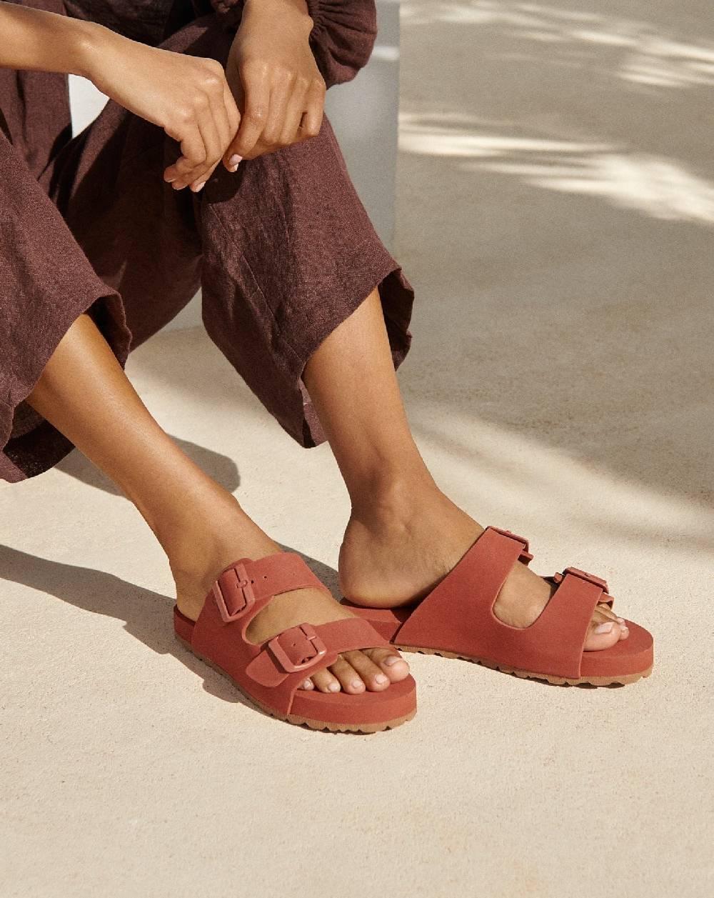 Manebí Eva Nordic|Swim Sandals - Terracotta