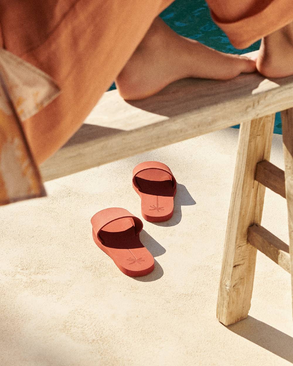Manebí Eva Slide|Swim Sandals - Terracotta