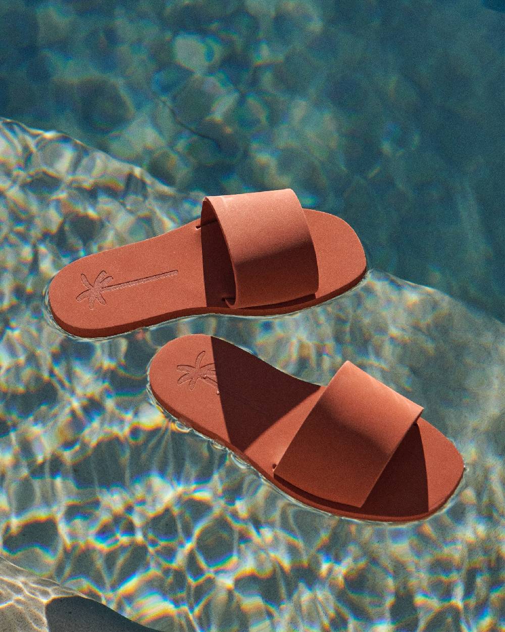 Manebí Eva Slide|Swim Sandals - Terracotta