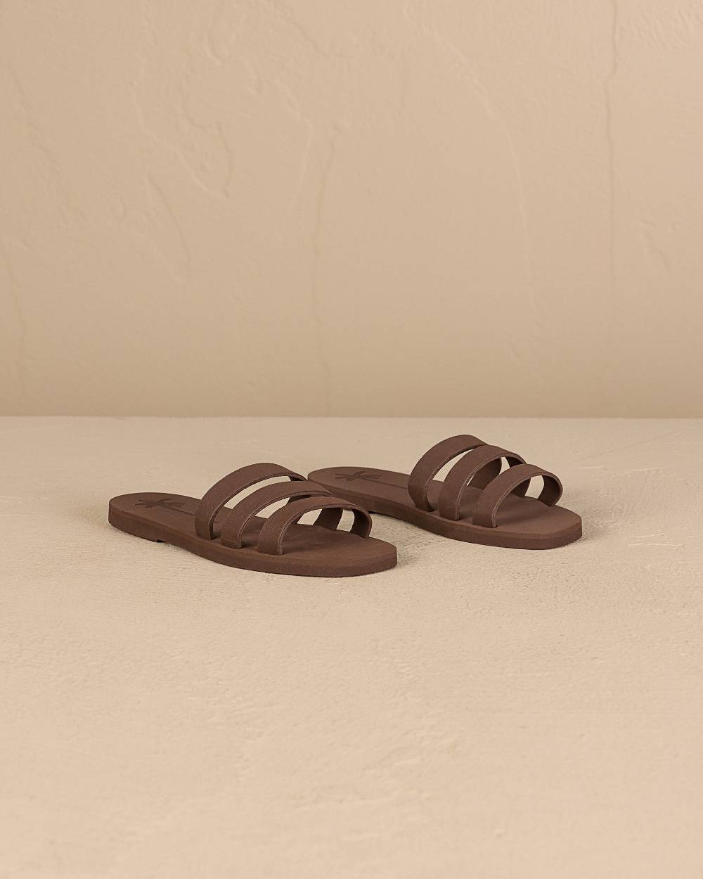 Manebí Eva Three Bands|Swim Sandals - Cocoa