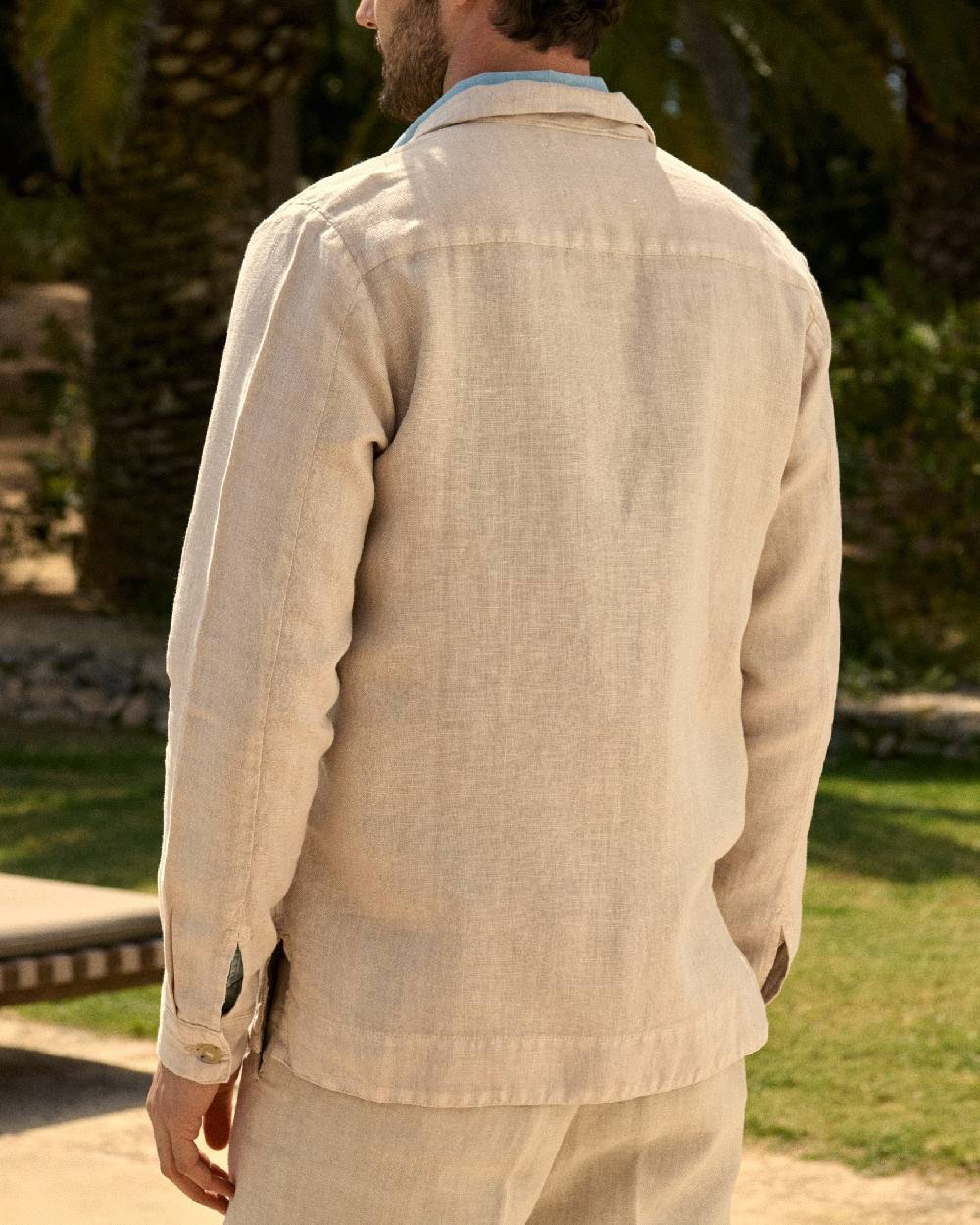 Manebí Irish Linen Savana Jacket - Kaki Beige