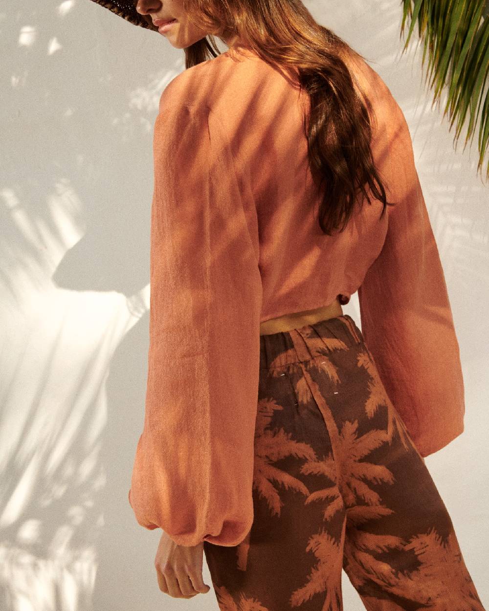 Manebí Linen Gauze Antigua Top - Sunbaked