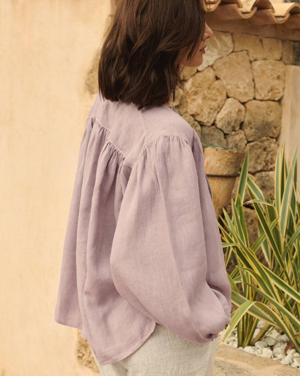 Manebí Linen Varadero Shirt - Iris
