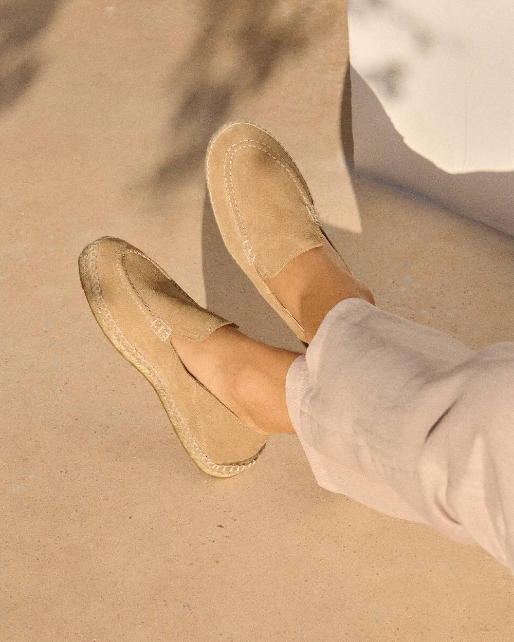 Manebí Mocassini Traveler - Hamptons - Washed Beige