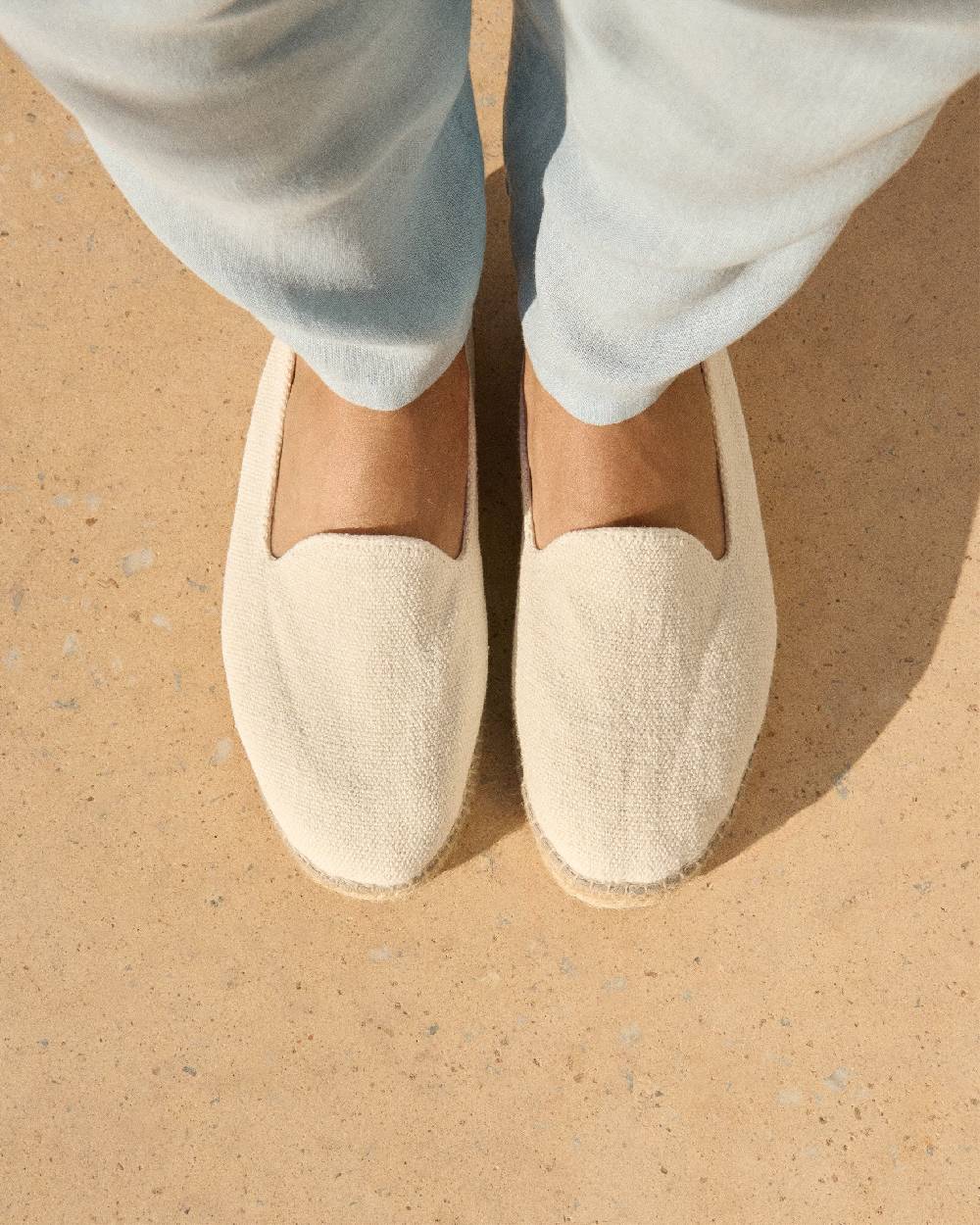 Manebí Organic Hemp Espadrilles - La Havana White