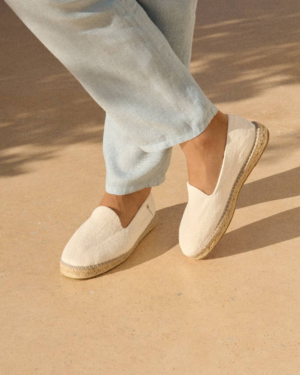 Manebí Organic Hemp Espadrilles - La Havana White