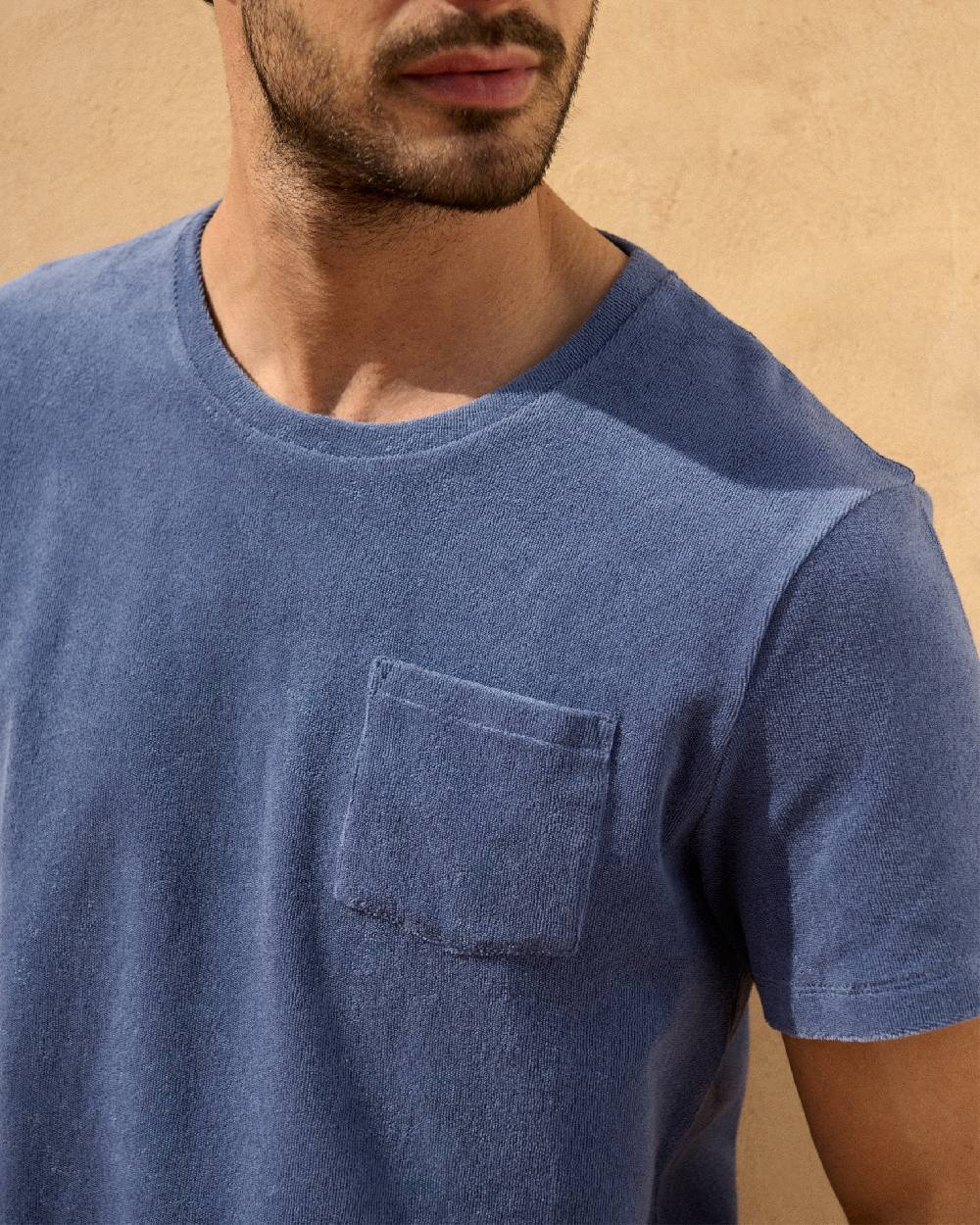 Manebí Organic Terry Cotton|Emilio T-Shirt - Petrole