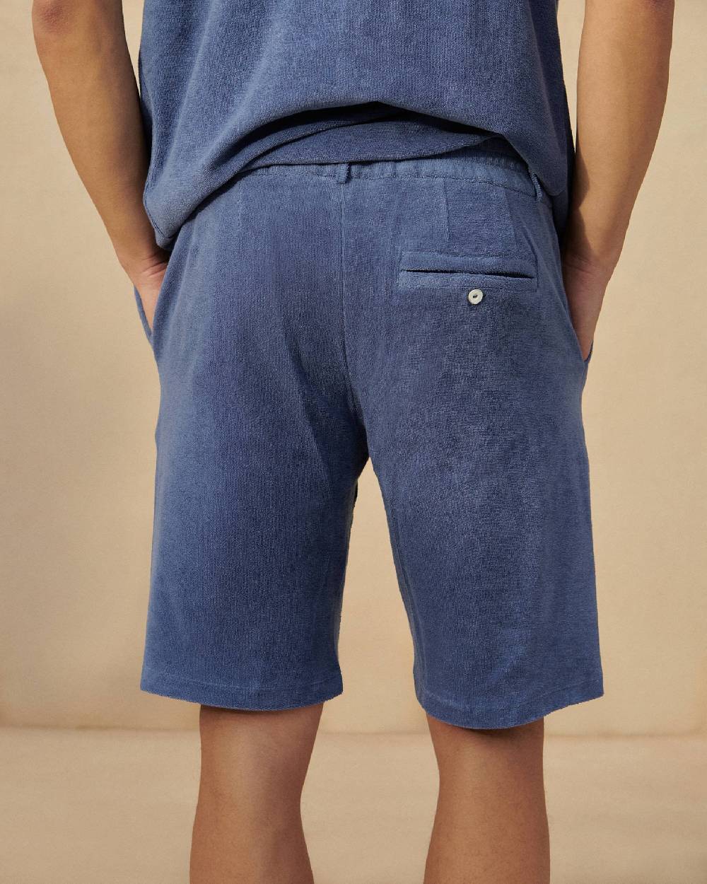 Manebí Organic Terry Cotton Vincenzo Shorts - Navy