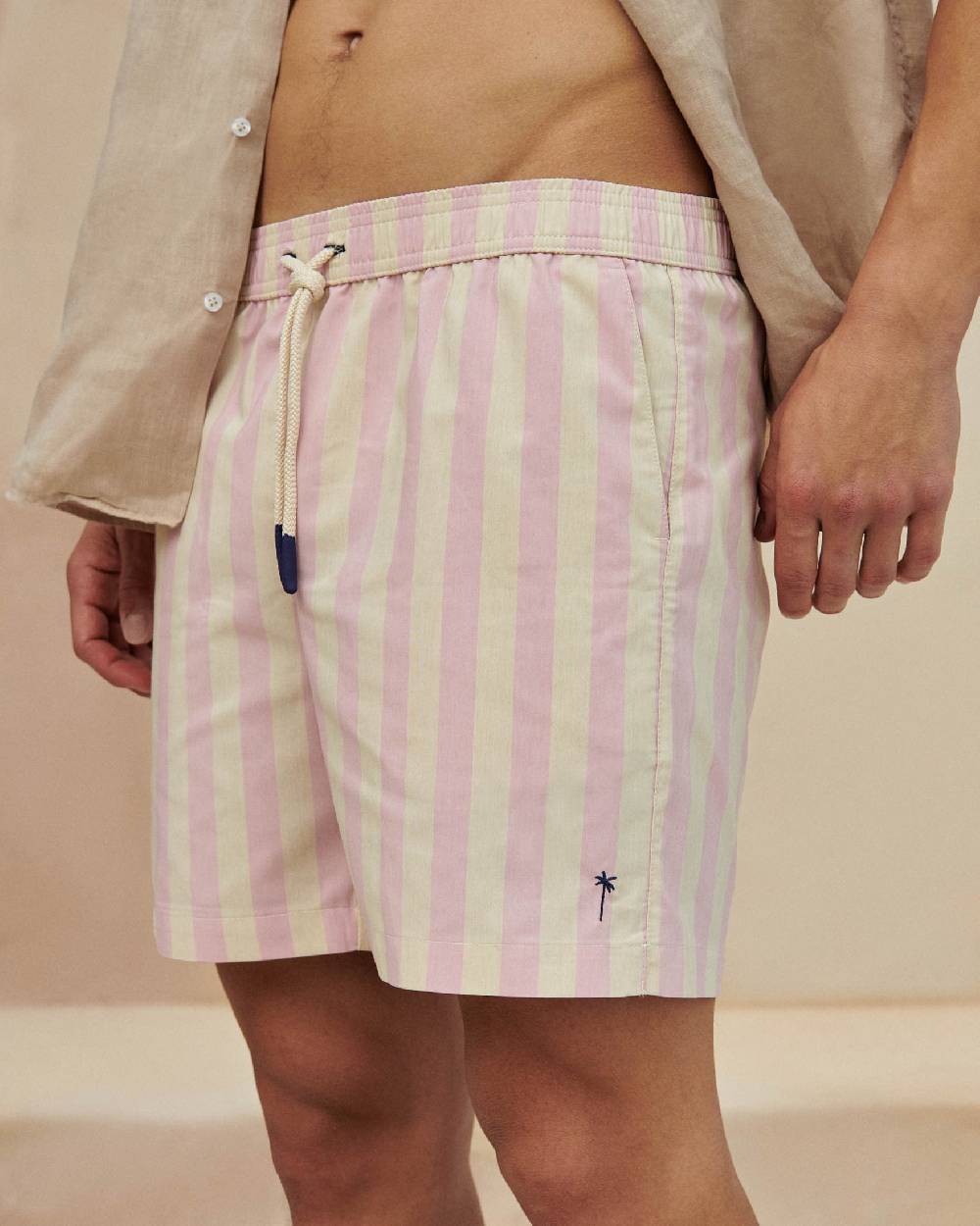 Manebí Printed Swim Shorts - Antique Rose