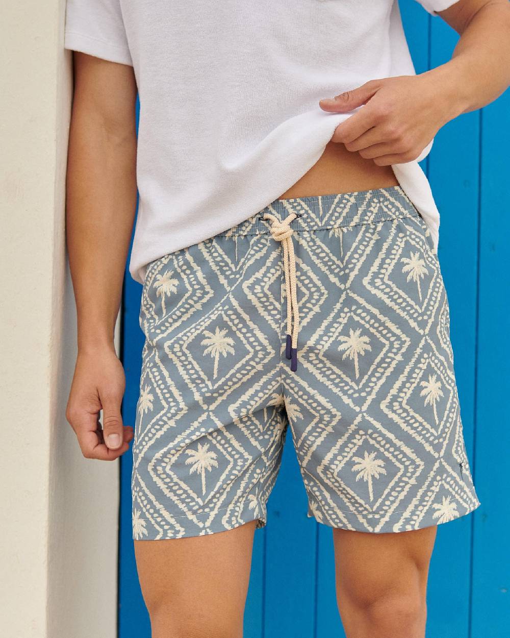 Manebí Printed Swim Shorts - Indigo