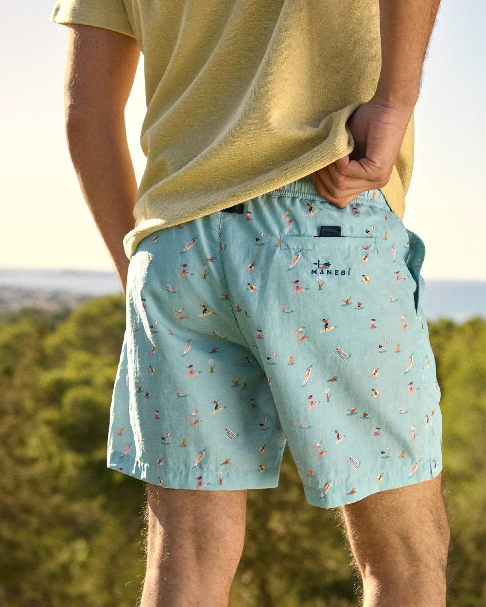 Manebí Printed Swim Shorts - Kids In The Sea