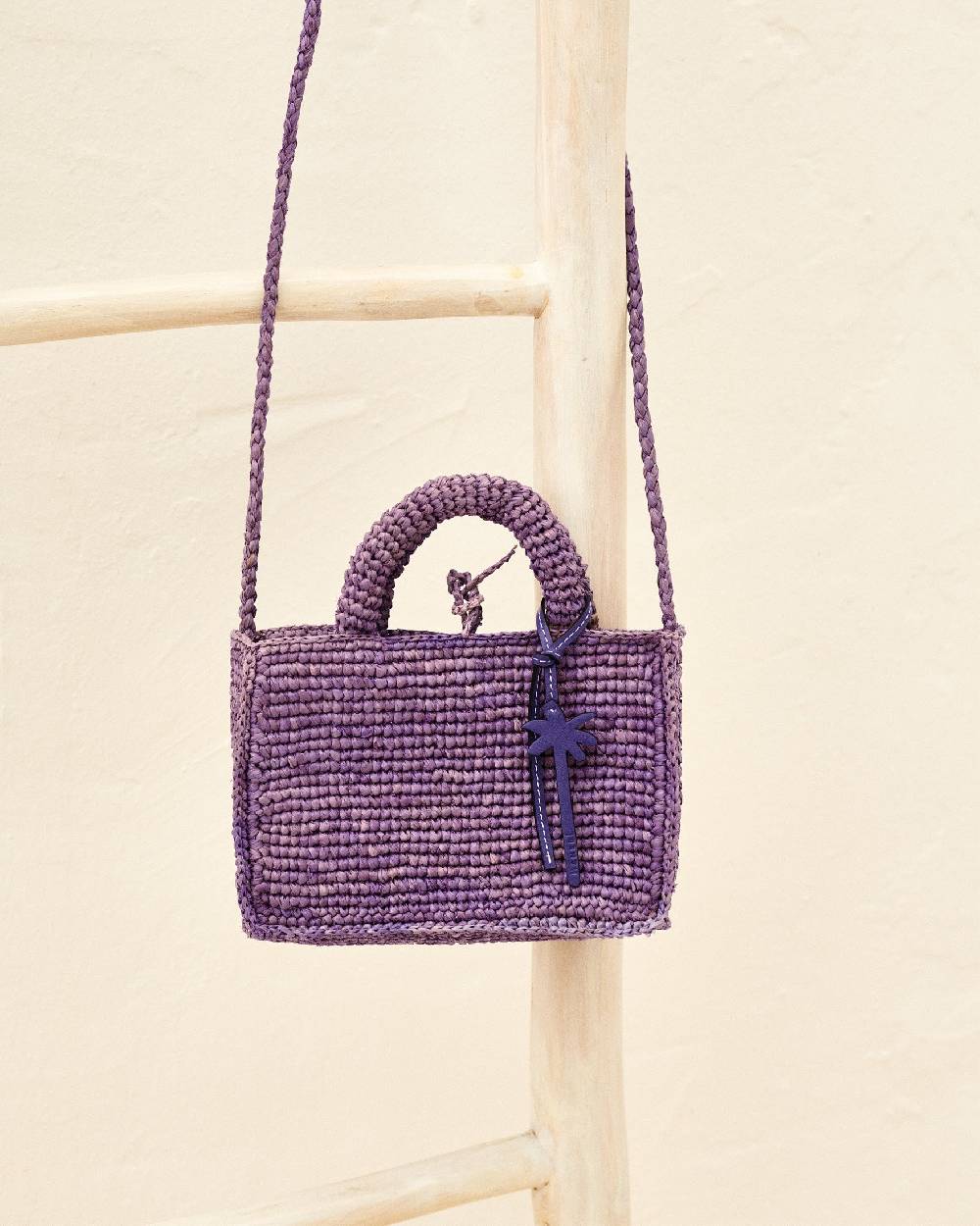 Manebí Raffia Sunset Bag Mini - Summer Purple