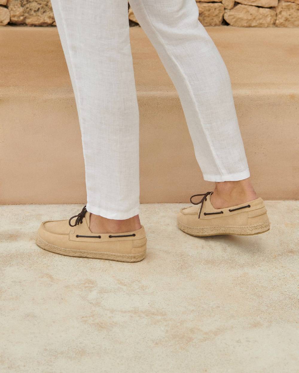 Manebí Scarpe Da Barca - Hamptons - Champagne Beige