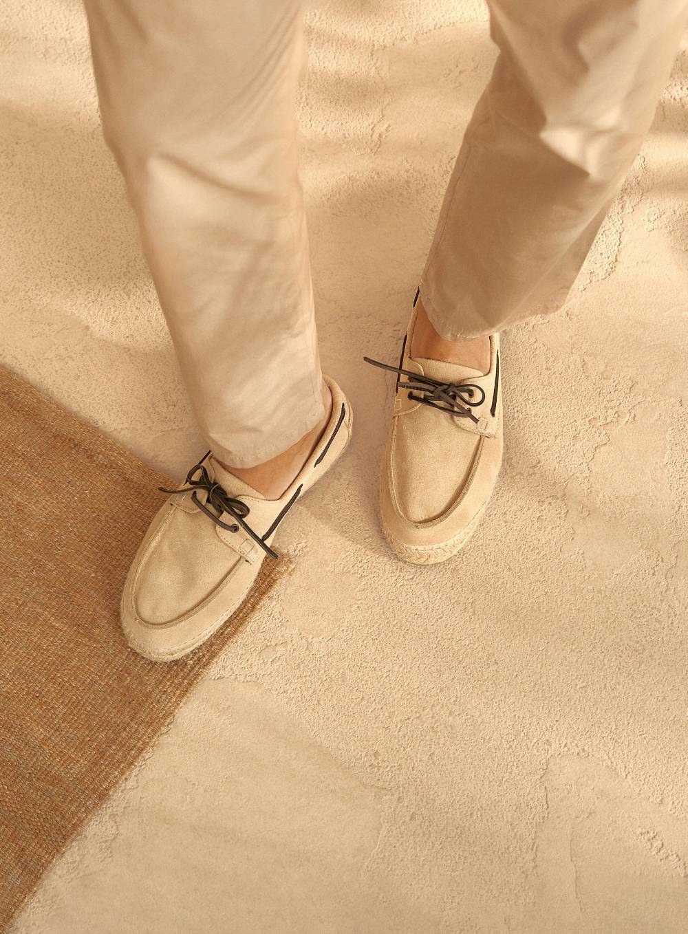 Manebí Scarpe Da Barca - Hamptons - Champagne Beige