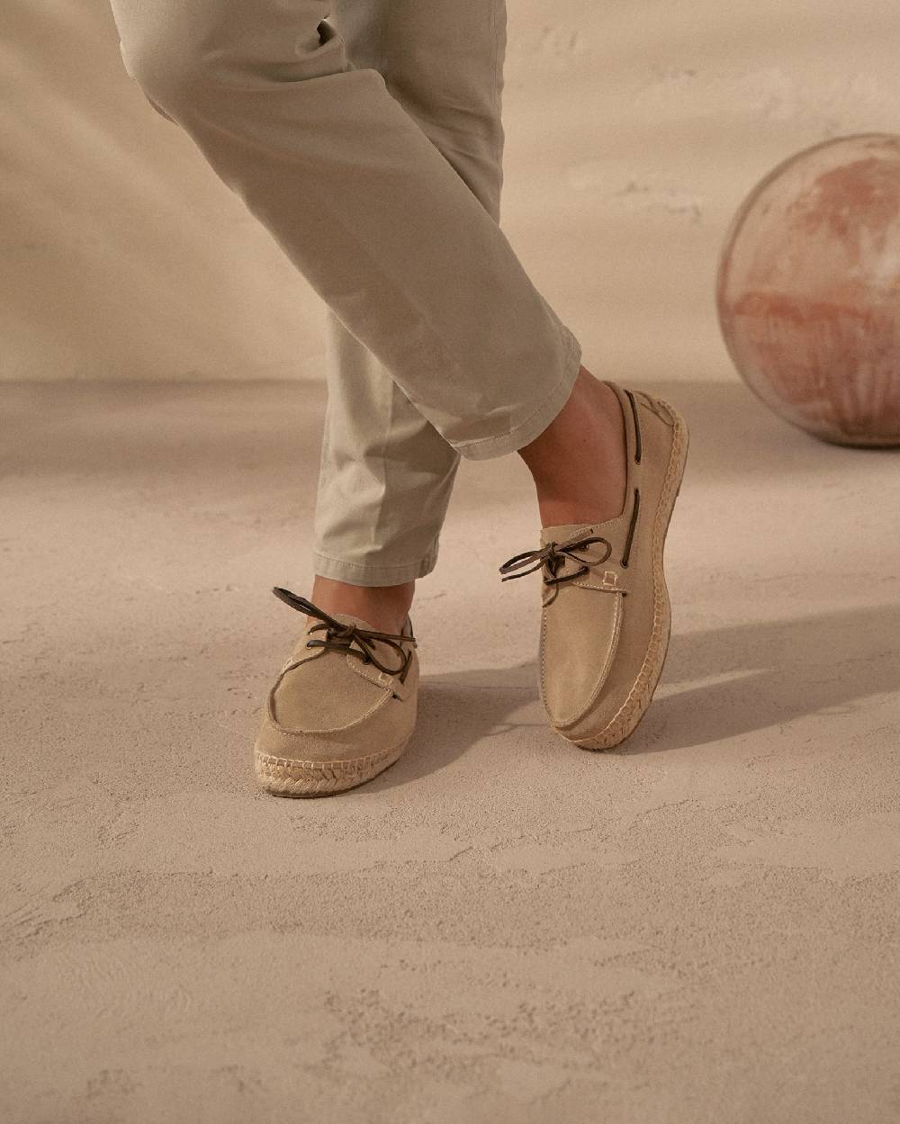 Manebí Scarpe Da Barca - Hamptons - Vintage Taupe