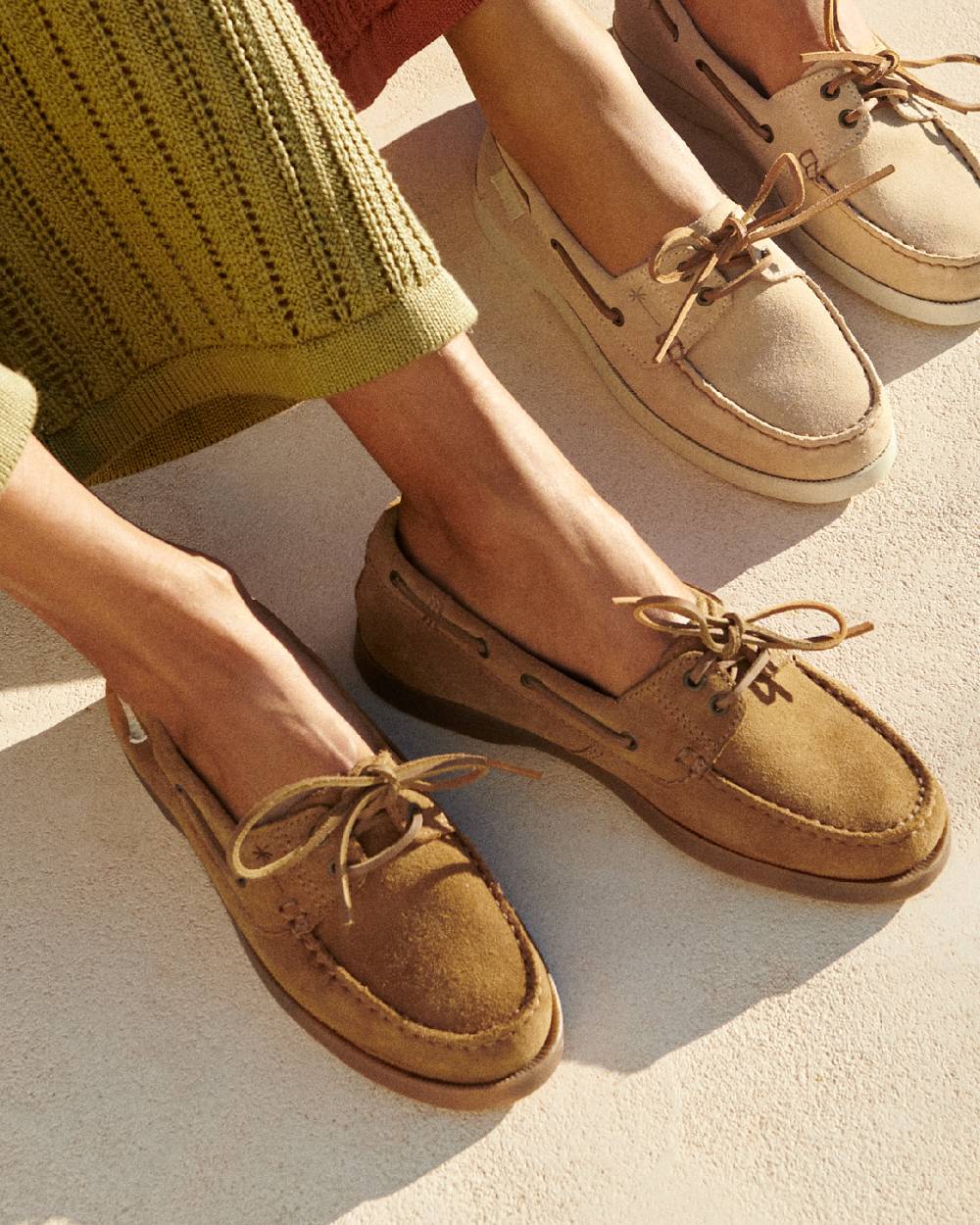Manebí Suede Boat-Shoes - Hamptons Cuero