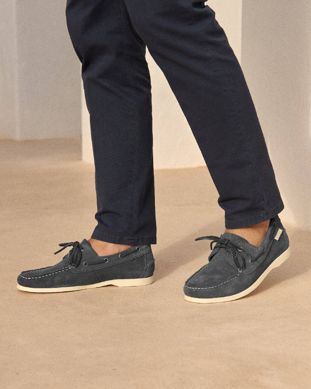 Manebí Suede Boat-Shoes - Hamptons Patriot Blue