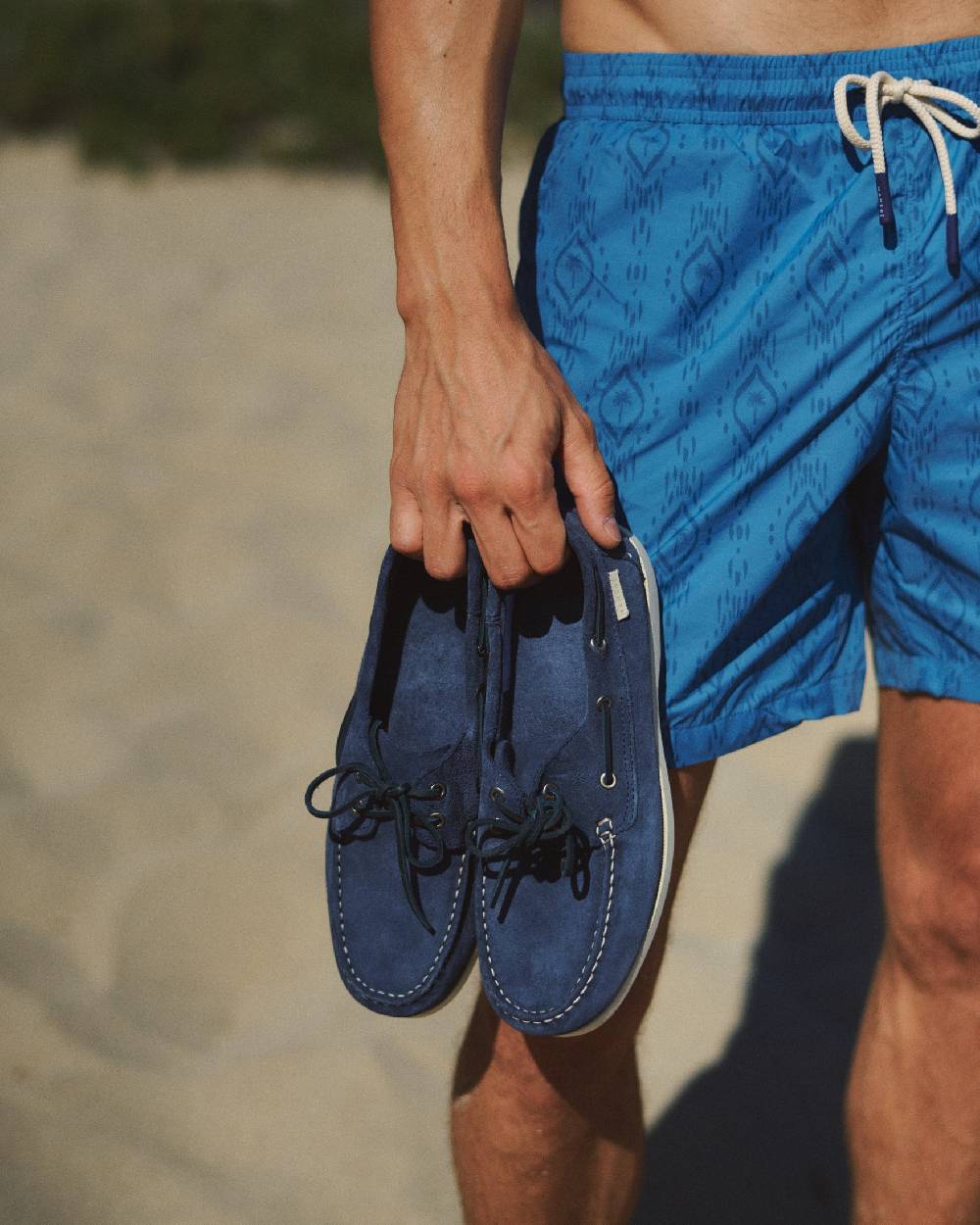 Manebí Suede Boat-Shoes - Hamptons Patriot Blue