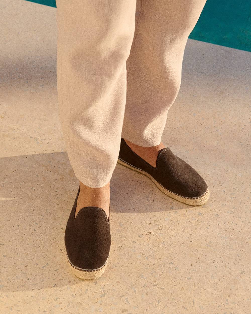 Manebí Suede Espadrilles - Cocoa