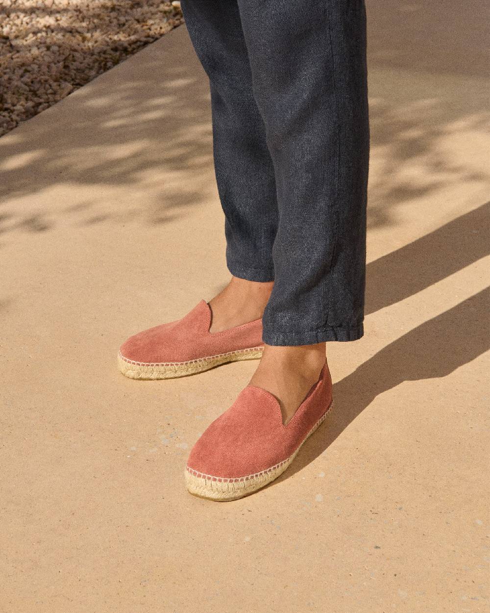 Manebí Suede Espadrilles - Hamptons Terracotta