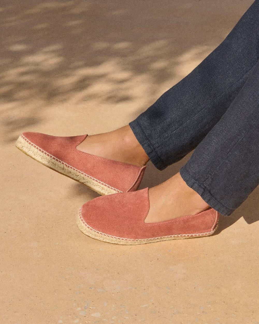 Manebí Suede Espadrilles - Hamptons Terracotta