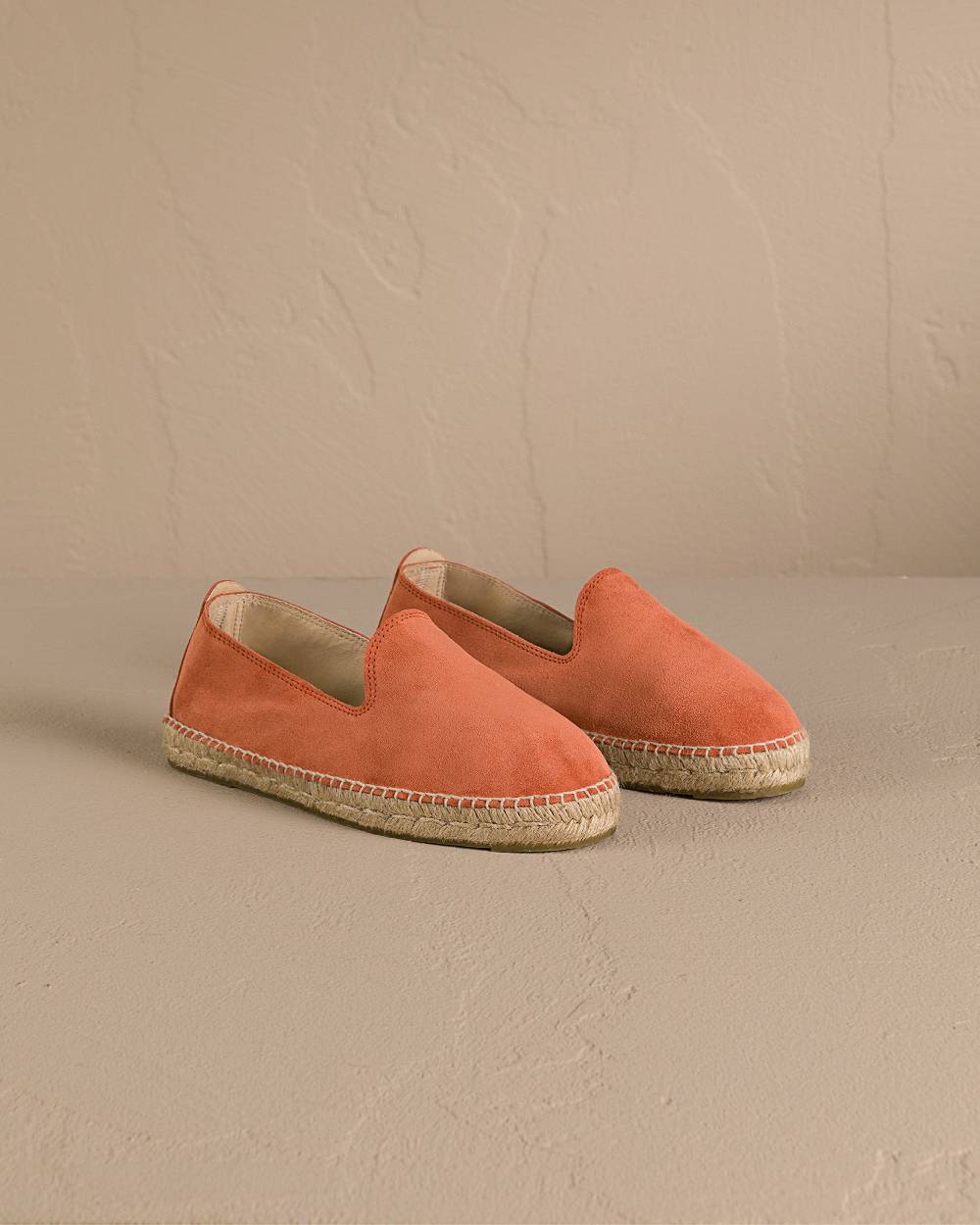 Manebí Suede Espadrilles - Orange Rust