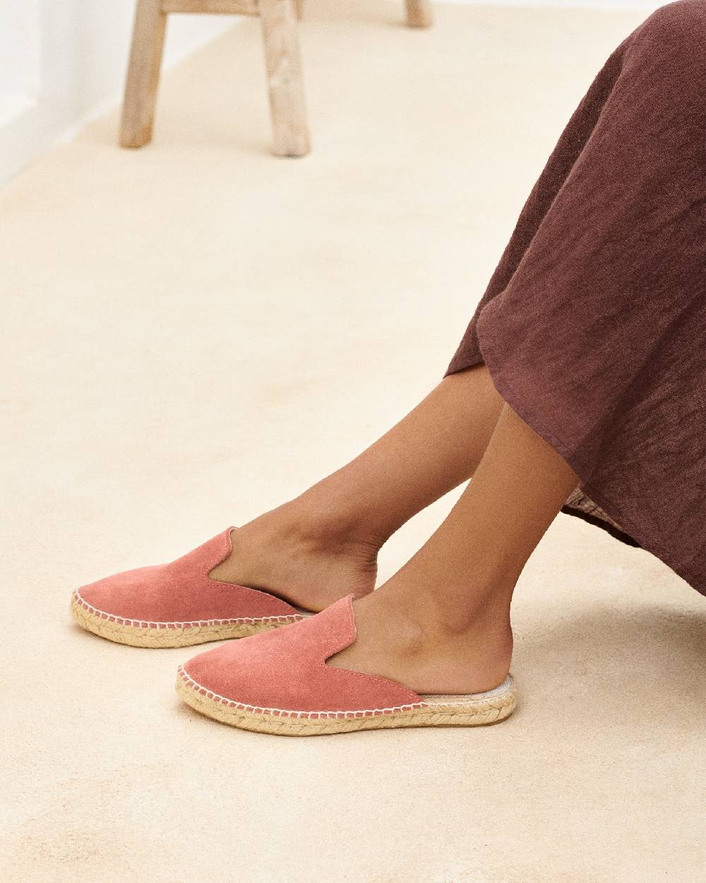 Manebí Suede Mules - Terracotta