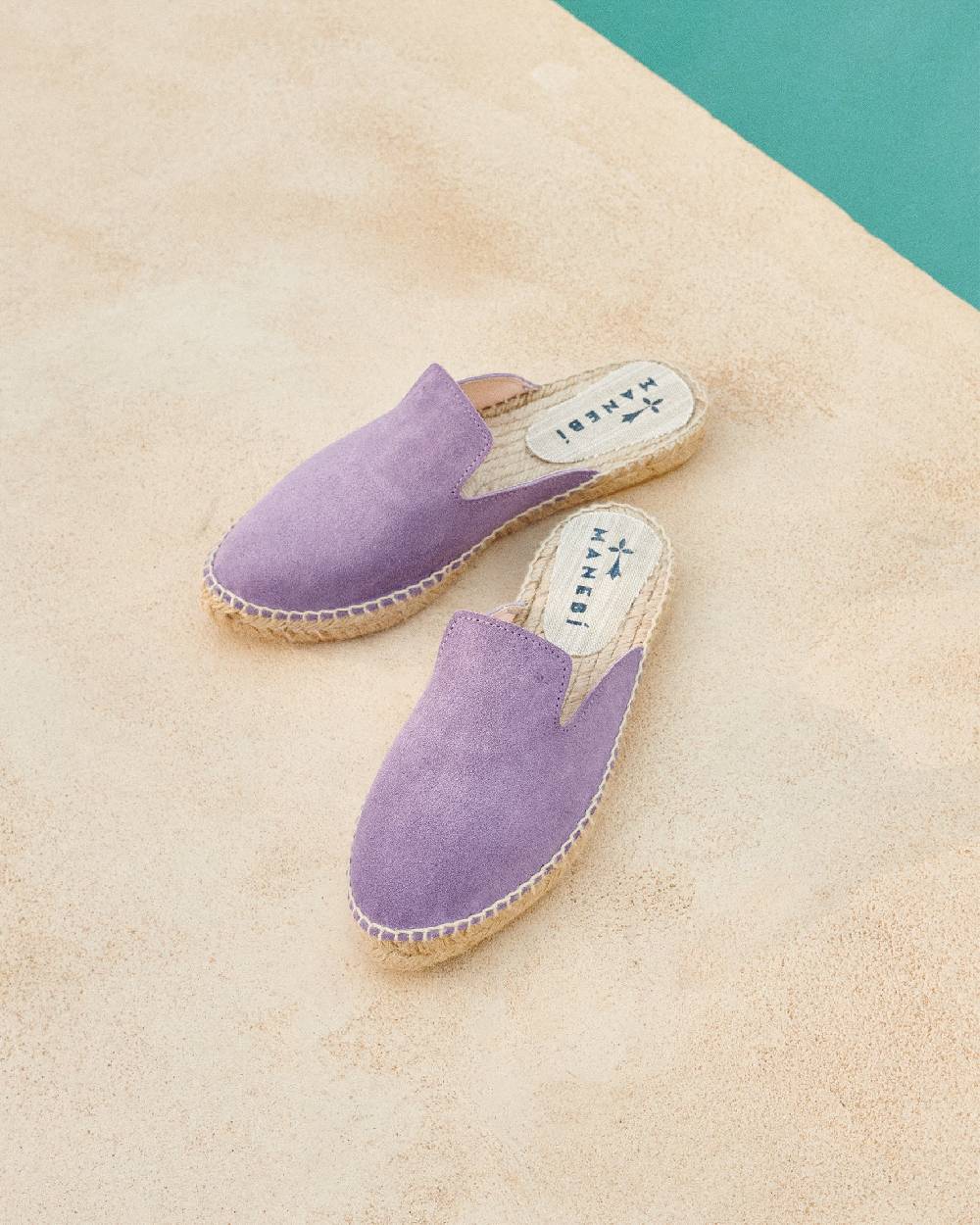 Manebí Suede Mules - Wisteria Lilac