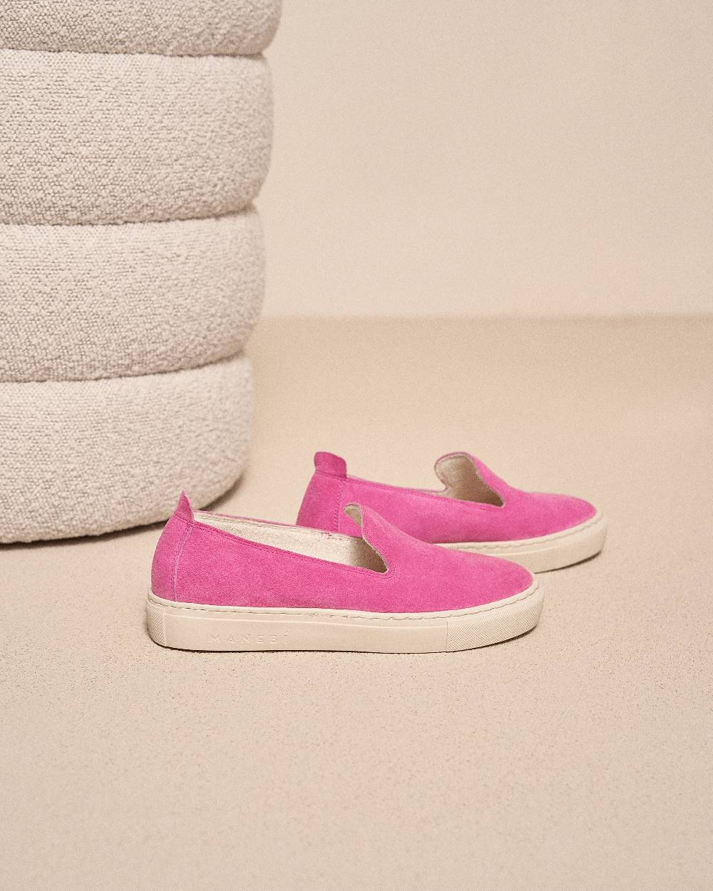 Manebí Suede Slip-On - Hamptons Bold Pink