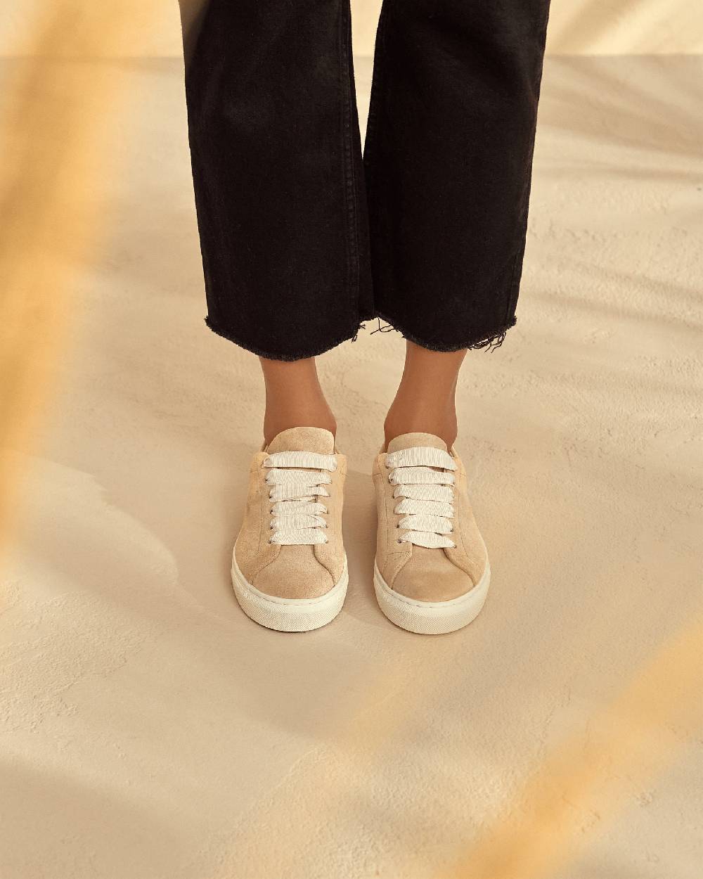Manebí Suede Sneakers - Hamptons Champagne Beige