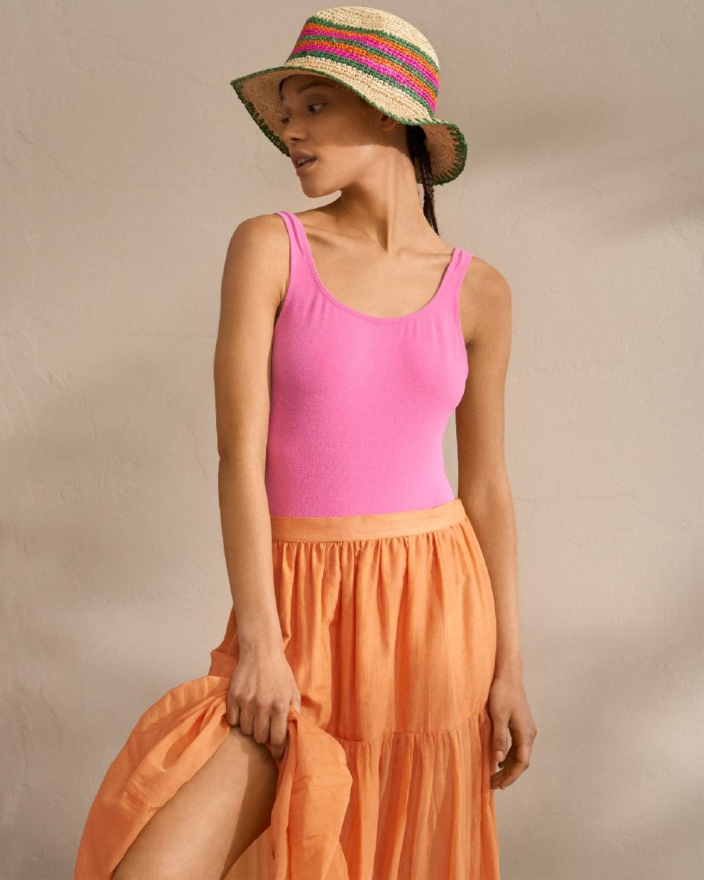 Manebí Terry Cotton One Piece - Soft Touch Bold Pink