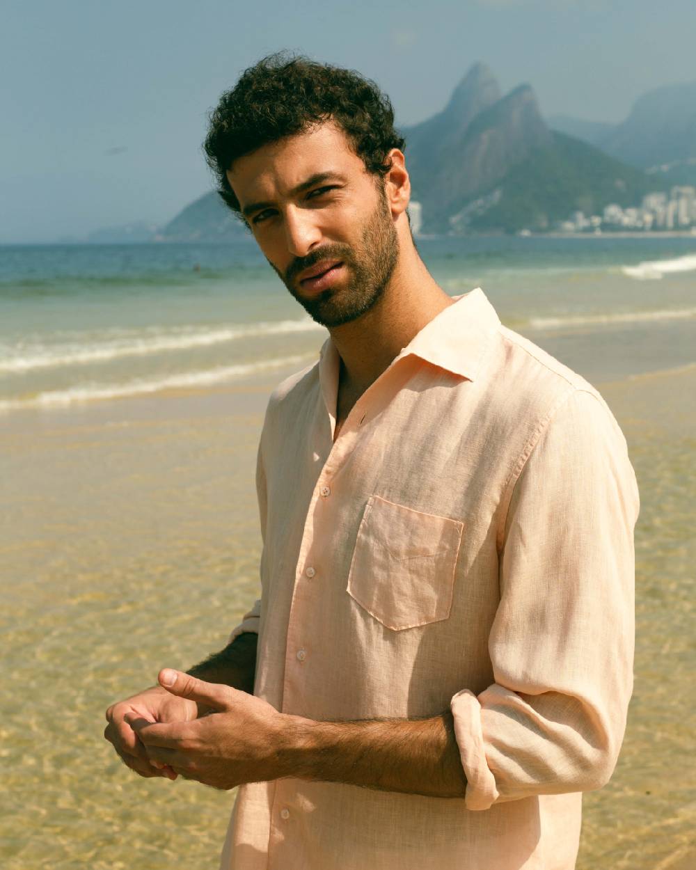 Manebí Washed Linen Panama Shirt - Spanish Villa