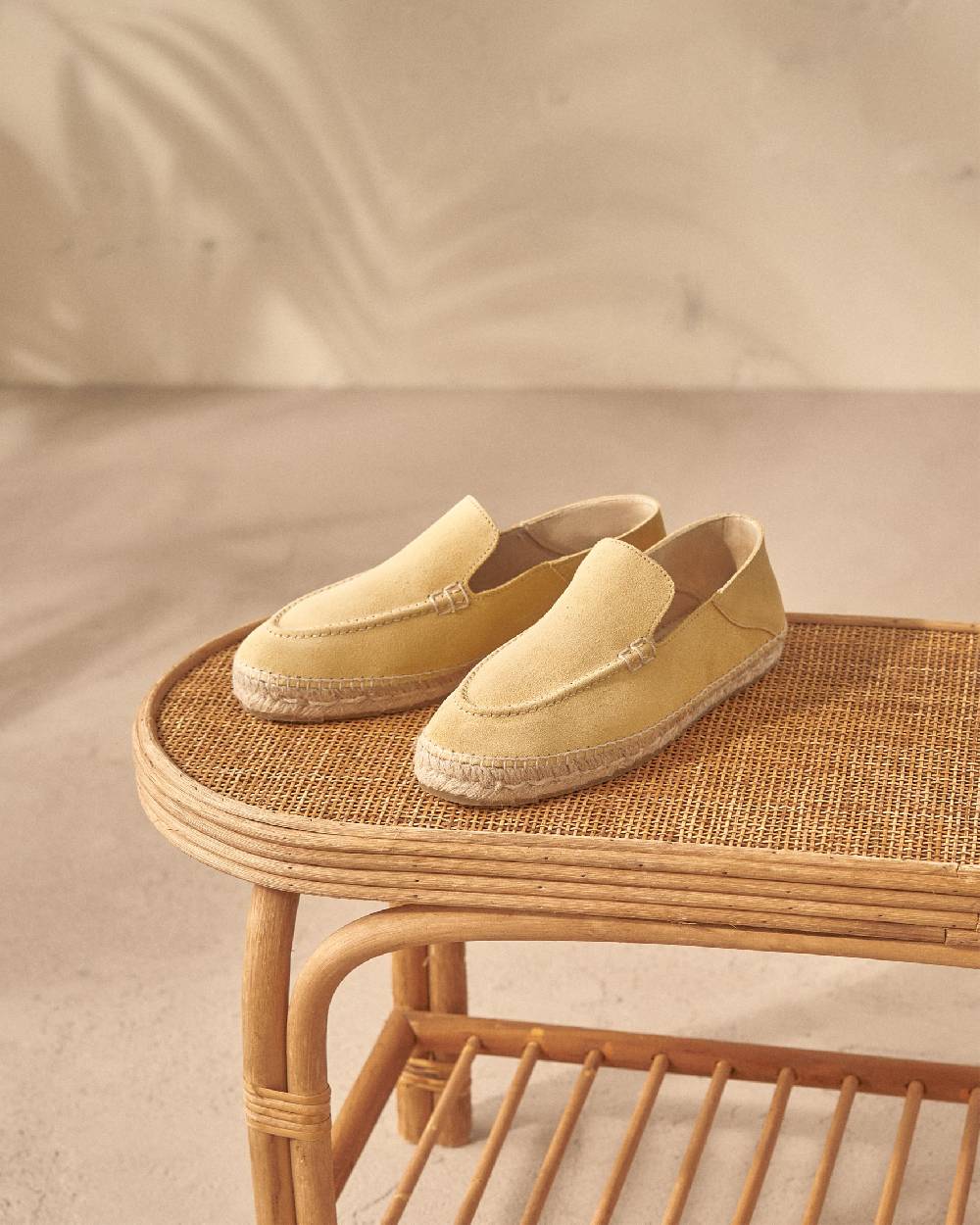 Manebí Mocassini traveler espadrillas in pelle scamosciata Espadrillas - Hamptons - Inca Cream