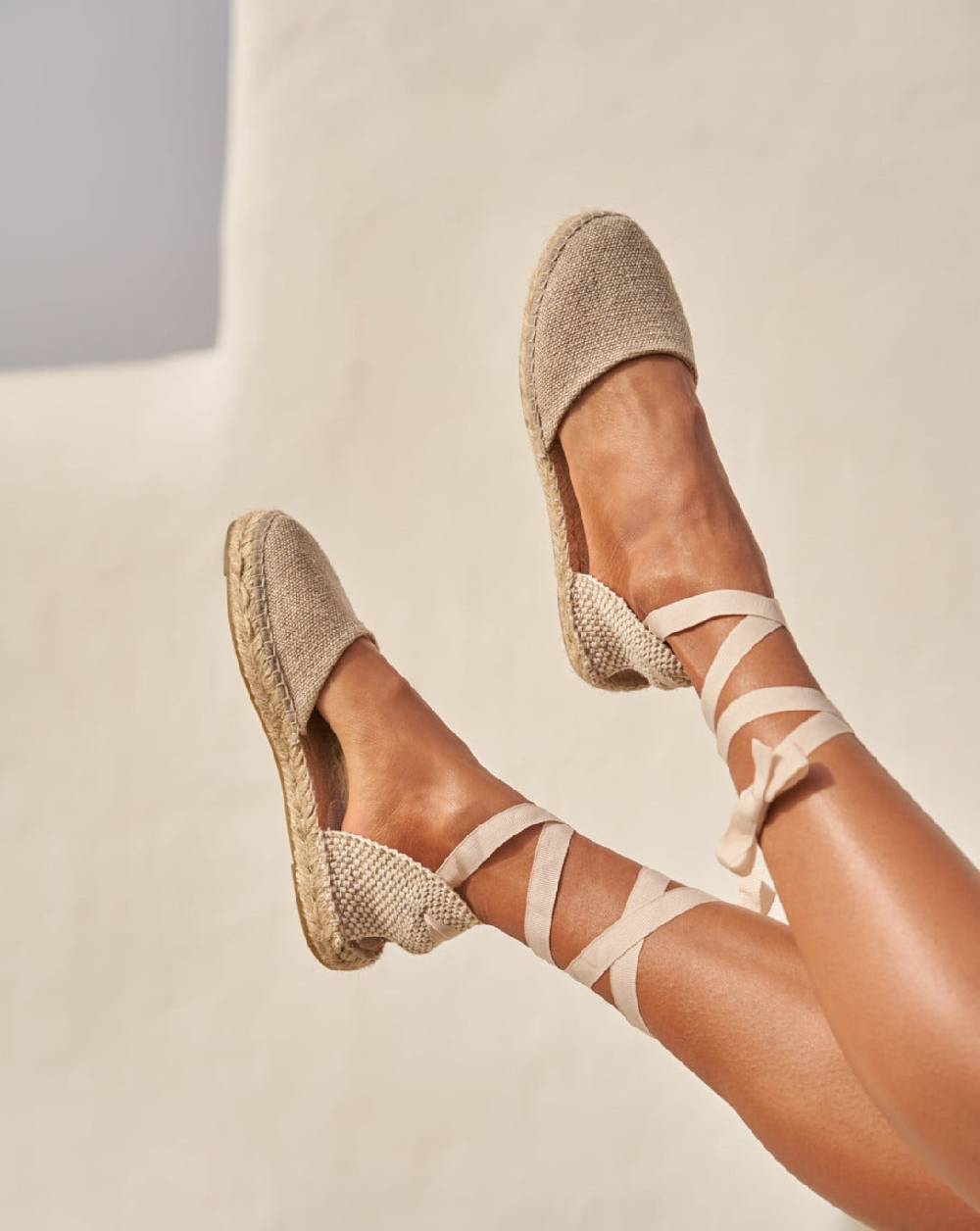 Manebí Organic Hemp Flat Valenciana Espadrilles - La Havana Natural