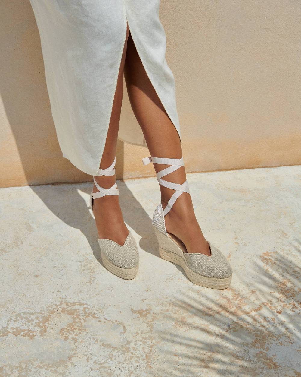 Manebí Organic Hemp Heart-Shaped|Wedge Espadrilles - La Havana Natural