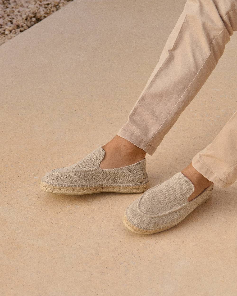 Manebí Organic Hemp Traveler Loafers|Espadrilles - Natural