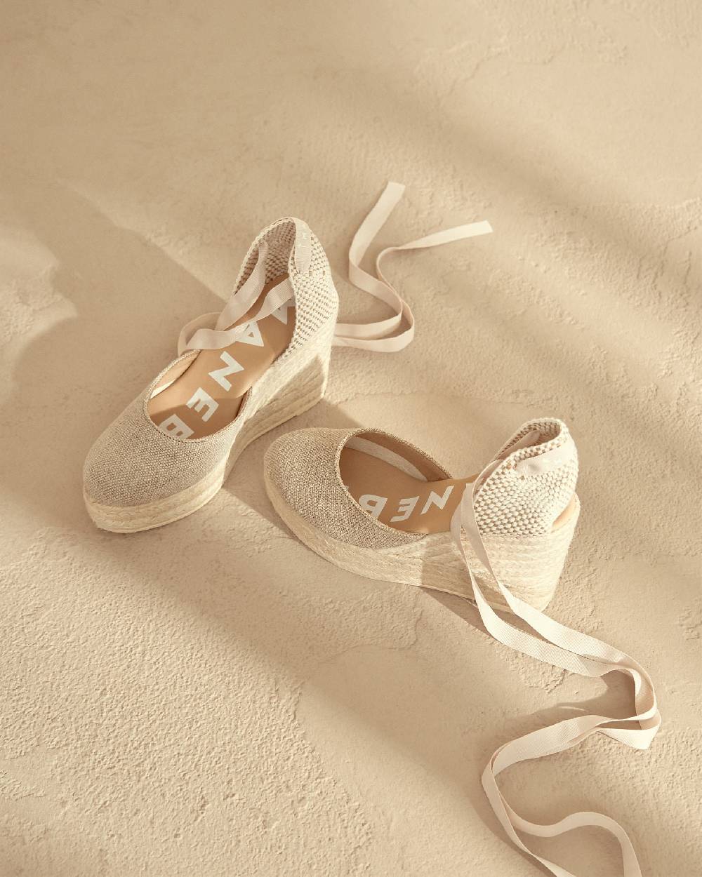 Manebí Organic Hemp Wedge Espadrilles - La Havana Natural